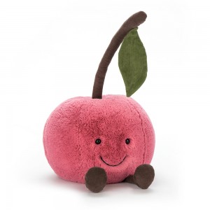 LARGE Jellycat Amuseable Cherry 23 CM X 18 CM | 793128RDS