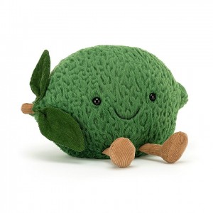 LARGE Jellycat Amuseable Lime 15 CM X 22 CM | 490185DIY