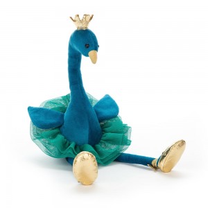 LARGE Jellycat Fancy Peacock 56 CM X 10 CM | 638054TCQ