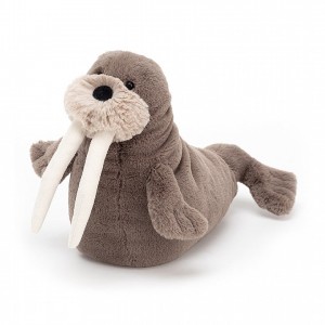 LITTLE Jellycat Willie Walrus 19 CM X 23 CM | 675390LIE