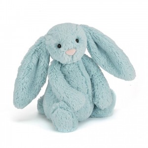 MEDIUM Jellycat Bashful Aqua Bunny 31 CM X 12 CM | 148573GRS