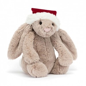 MEDIUM Jellycat Bashful Christmas Bunny 31 CM X 12 CM | 690821STW