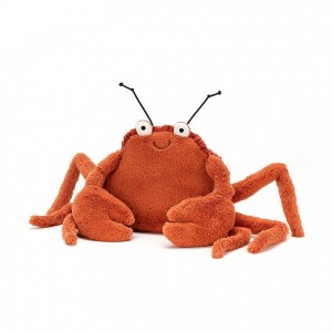 MEDIUM Jellycat Crispin Crab 15 CM X 20 CM | 482073HVQ