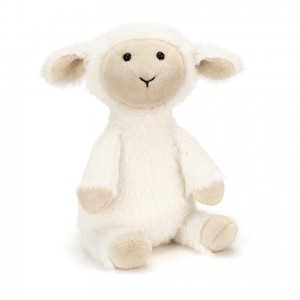 MEDIUM Jellycat Nibbles Lamb 21 CM X 9 CM | 471683STU