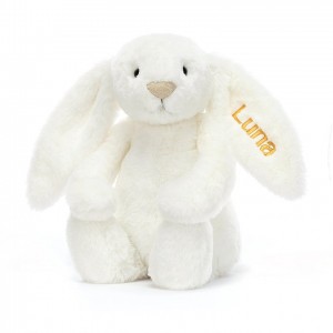 MEDIUM Jellycat Personalised Bashful Luxe Bunny Luna 31 CM X 12 CM | 946013ZNX