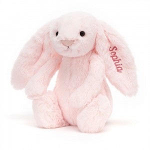 MEDIUM Jellycat Personalised Bashful Pink Bunny 31 CM X 12 CM | 140985CSN
