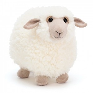 MEDIUM Jellycat Rolbie Cream Sheep 28 CM X 19 CM | 895760XLB