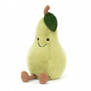 SMALL Jellycat Amuseable Pear 19 CM X 8 CM | 710943DXE
