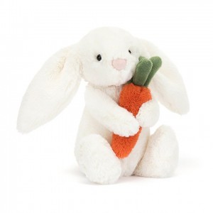 SMALL Jellycat Bashful Bunny with Carrot 18 CM X 9 CM | 465092BGH