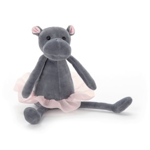 SMALL Jellycat Dancing Darcey Hippo 23 CM X 10 CM | 958102ECZ