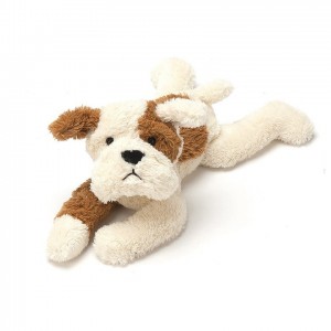 SMALL Jellycat Tan and Cream Mishmash Puppy 27 CM | 354789GRJ