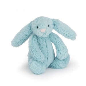 TINY Jellycat Bashful Aqua Bunny 13 CM X 6 CM | 783049JUN