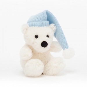 TINY Jellycat Poppet Polar Bear 11 CM X 7 CM | 958021ZIT
